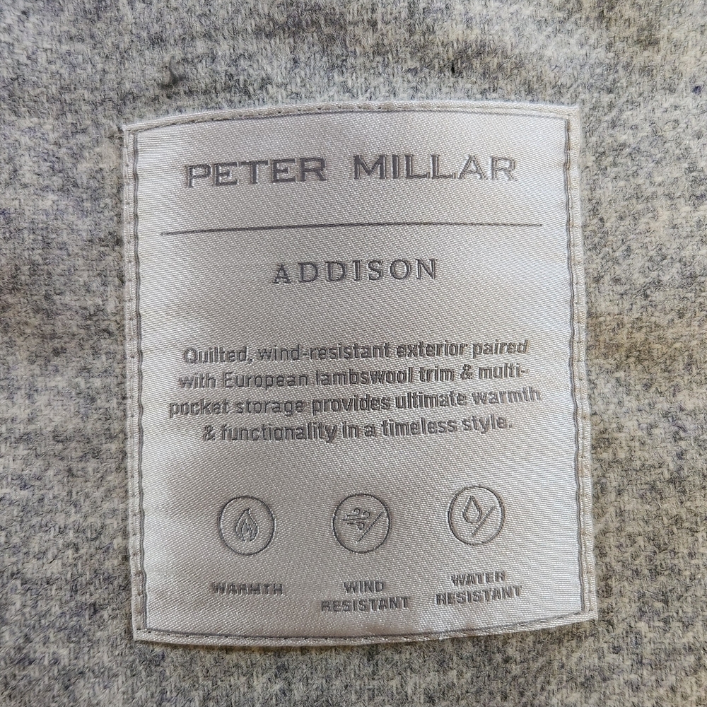 Peter Millar Addison Vest Women Small Orange Quilted Wind Resistant Golf Sports - Picture 6 of 10